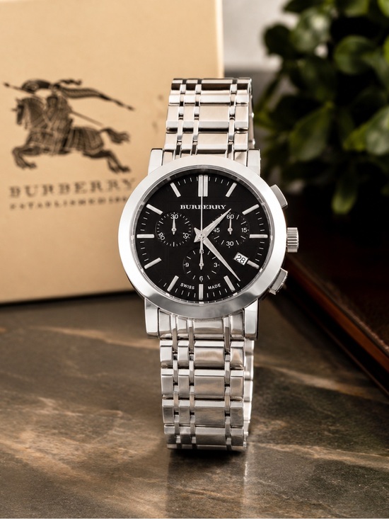 Burberry Other - Burberry BU1360 Stainless Steel Chronograph Watch